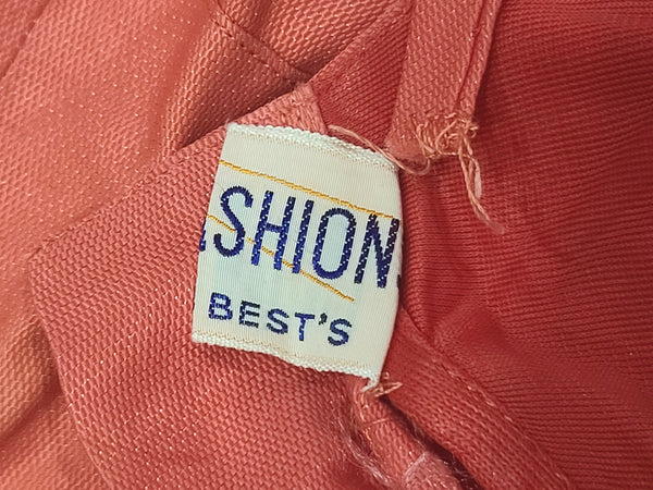 Salmon Pink Bathing Suit <br> (B-38" W-31" H-41")