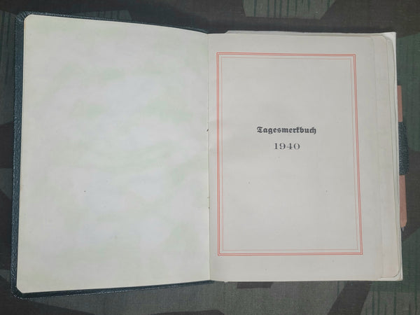 1940 Tagesmerkbuch Day Book Calendar