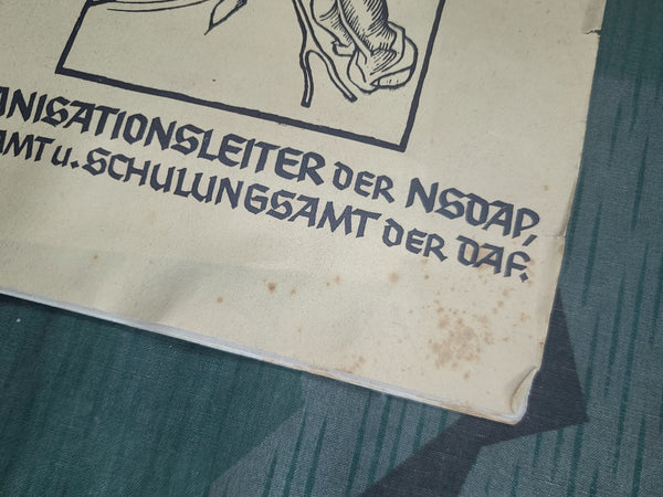 Der Schulungsbrief NSDAP Magazine March 1937