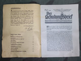 Der Schulungsbrief NSDAP Magazine March 1937