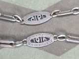 WWI 1916 Watch Chain In Eiserner Zeit