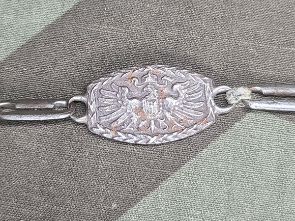 WWI 1916 Watch Chain In Eiserner Zeit