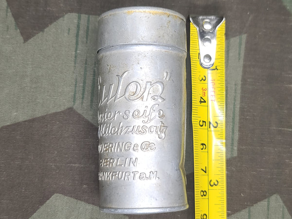 Eulen Aluminum Razor Soap Container AS-IS