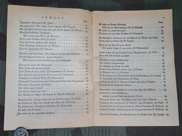Das Neue Soldaten Liederbuch Soldier's Song Book (Set of 3)