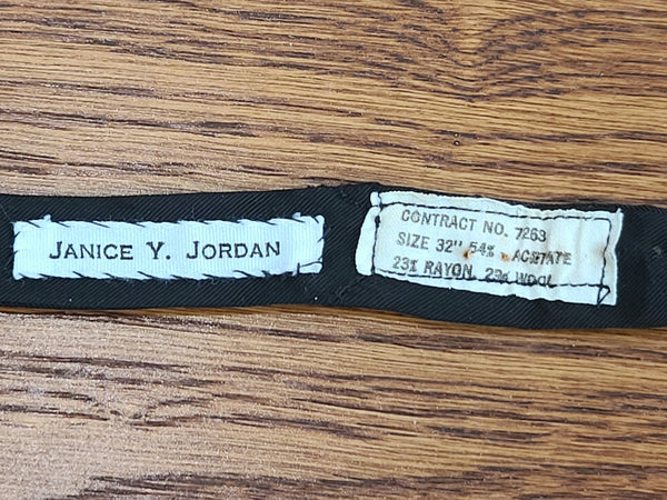 Navy WAVES One Piece Tie