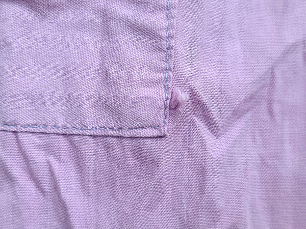 Lavender Dress with White Trim <br> (B-44" W-37.5" H-47")