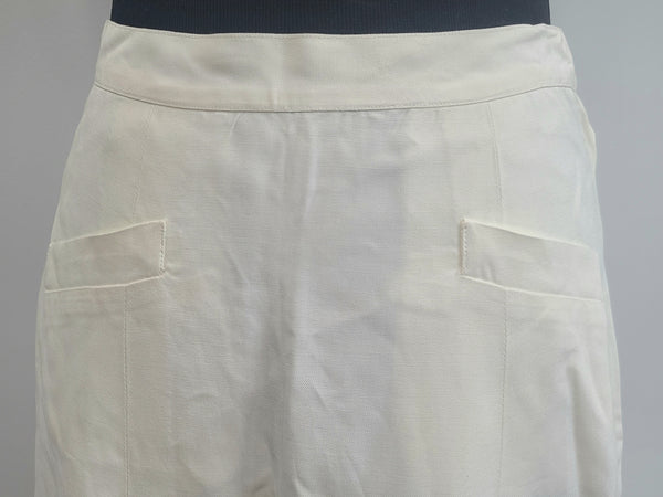 White WAVES Skirt <br> (28" Waist)