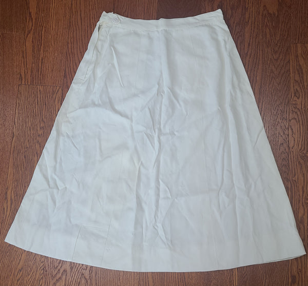 White WAVES Skirt <br> (28" Waist)