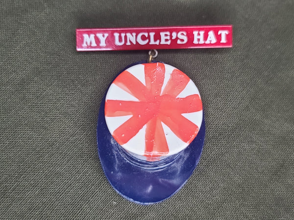"My Uncle's Hat" Uncle Sam Hat Pin
