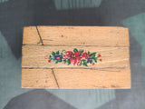 Small German Wooden Coin Box