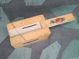Small German Wooden Coin Box