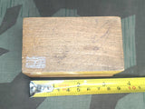 Small German Wooden Coin Box