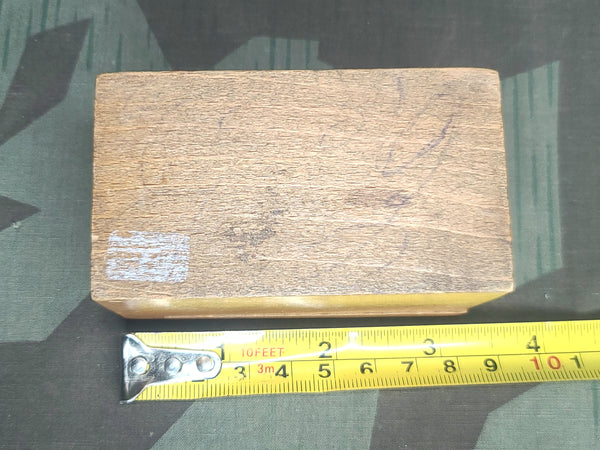Small German Wooden Coin Box