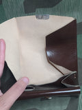 NOS Brown German Wallet with Coin Purse