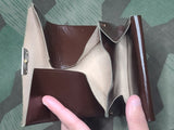 NOS Brown German Wallet with Coin Purse