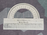German Protractor for Map Case