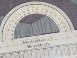 German Protractor for Map Case