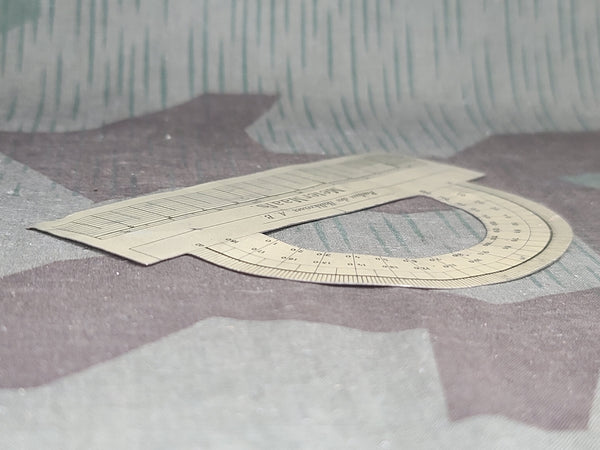 German Protractor for Map Case