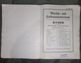 Marsch u Soldatenlieder Buch Soldier's Song Book for Zither