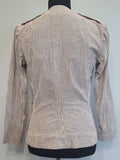 Seersucker Army Nurse Jacket <br> (B-36" W-29.5")