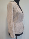 Seersucker Army Nurse Jacket <br> (B-36" W-29.5")
