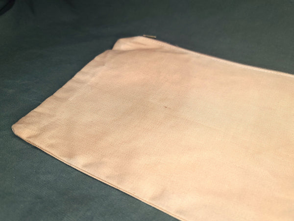 Tan WAC Private Purchase Zipper Bag