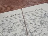 1915 Leipzig Area Military Map