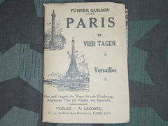 German Tour Guide and Map of Paris 1940