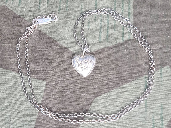 Small Ich Liebe Dich (I Love You) Heart Necklace