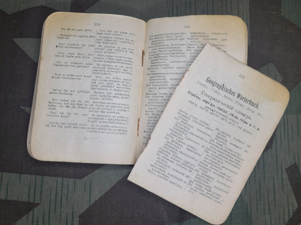 WWI (or Earlier) Deutsch - Russisch Dictionary