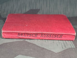 WWI (or Earlier) Deutsch - Russisch Dictionary
