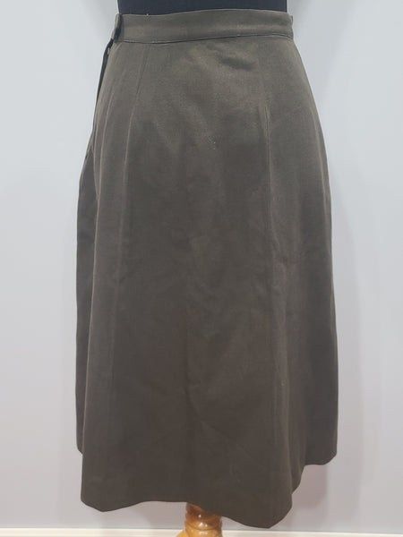 Army Nurse Jacket and Skirt with Insignia <br> (B-35" W-27" H-37")