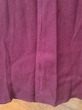 Maroon Rayon Gown with Beaded Bird Design <br> (B-37" W-30" H-38")