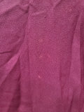 Maroon Rayon Gown with Beaded Bird Design <br> (B-37" W-30" H-38")