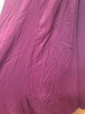 Maroon Rayon Gown with Beaded Bird Design <br> (B-37" W-30" H-38")