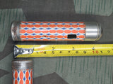 Lot of 4 Broken Orange & Blue Flashlights (HJ Style)
