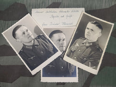 Four Photo Postcards of Heinrich Schäfer