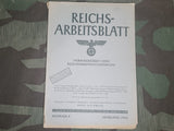 Reichs-Arbeitsblatt March 1942