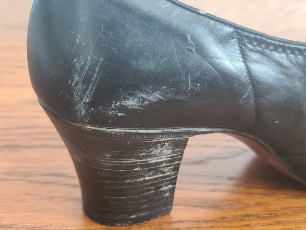 Black Marine Corps Women's Shoes Size 5 1/2B