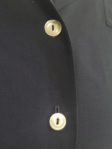 WAVES Navy Blue Blouse <br> (B-39" W-30")