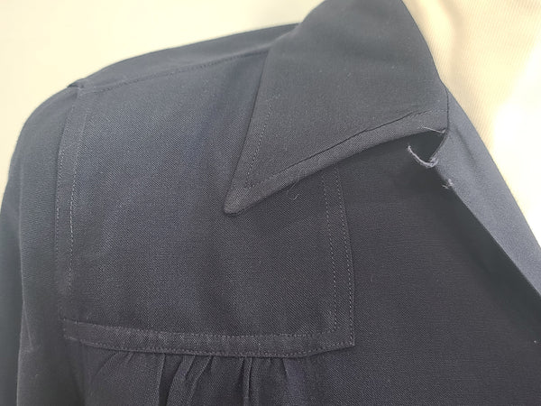 WAVES Navy Blue Blouse <br> (B-39" W-30")