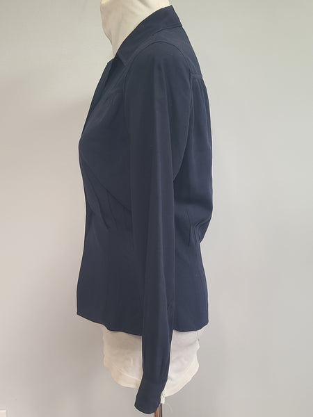 WAVES Navy Blue Blouse <br> (B-39" W-30")