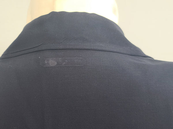 WAVES Navy Blue Blouse <br> (B-39" W-30")