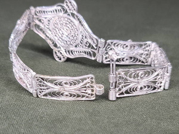 Filigree Sweetheart Bracelet from Egypt / North Africa