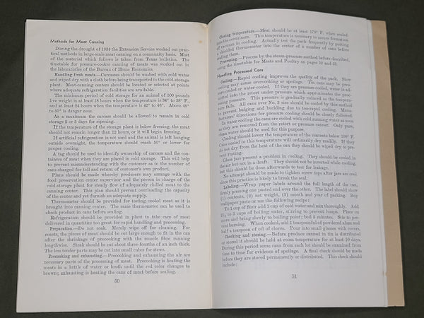 Community Food Preservation Centers Book 1941