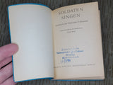 East German Soldaten Singen Soldier's Song Book