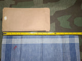 Original Lot of 6 Blue Taschentucher Handkerchiefs