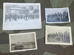 4 Photos of a German Military Band