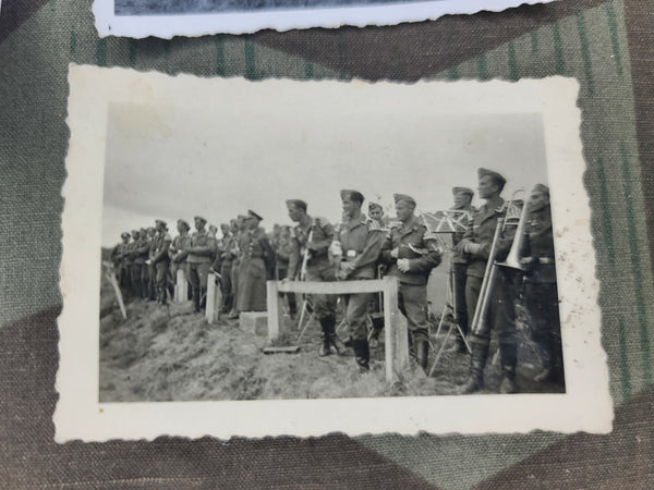 4 Photos of a German Military Band