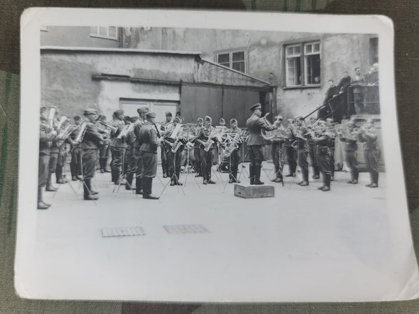 4 Photos of a German Military Band